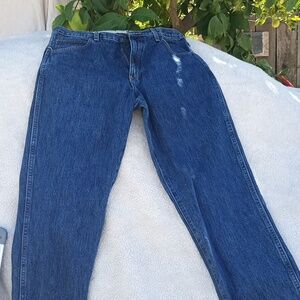 Red Head Denim Jeans Dark 34x34, no tears,discolorations, or discrepancies.